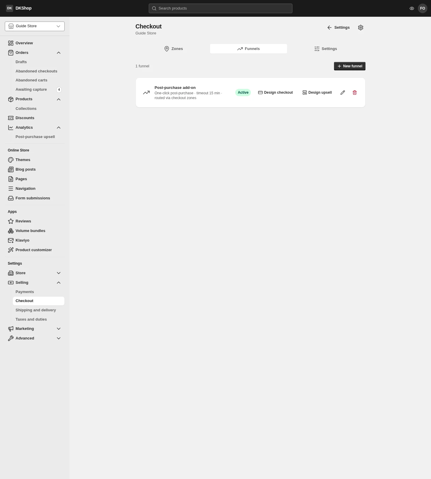 The funnel list